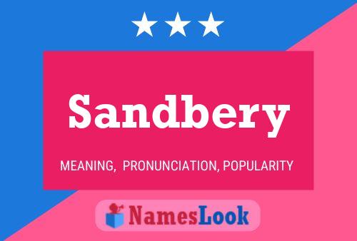 ملصق اسم Sandbery