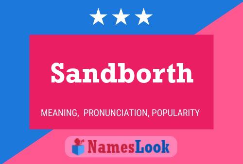 ملصق اسم Sandborth