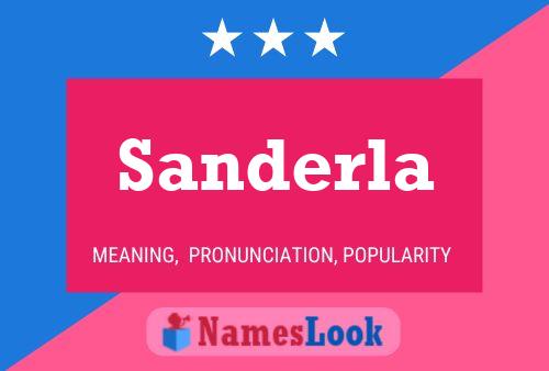 ملصق اسم Sanderla