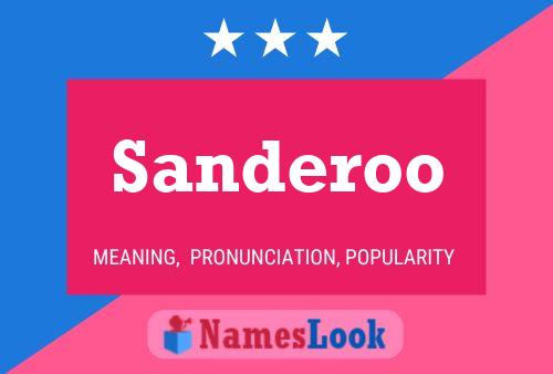 ملصق اسم Sanderoo