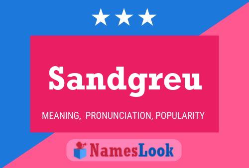 ملصق اسم Sandgreu