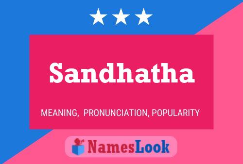 ملصق اسم Sandhatha