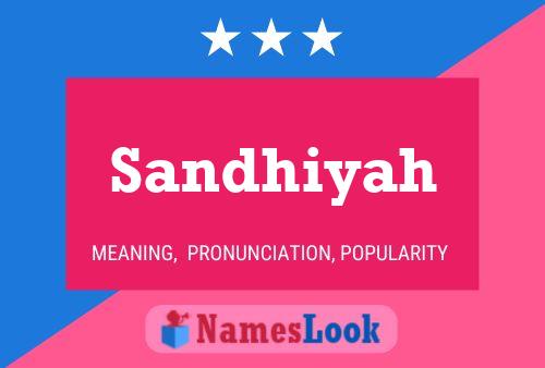 ملصق اسم Sandhiyah