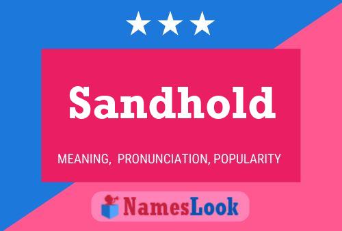 ملصق اسم Sandhold