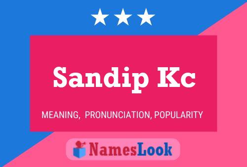 ملصق اسم Sandip Kc