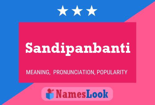 ملصق اسم Sandipanbanti