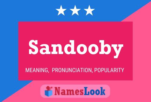 ملصق اسم Sandooby