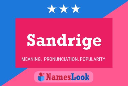 ملصق اسم Sandrige