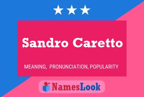 ملصق اسم Sandro Caretto