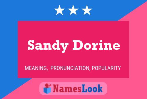 ملصق اسم Sandy Dorine