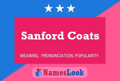 ملصق اسم Sanford Coats