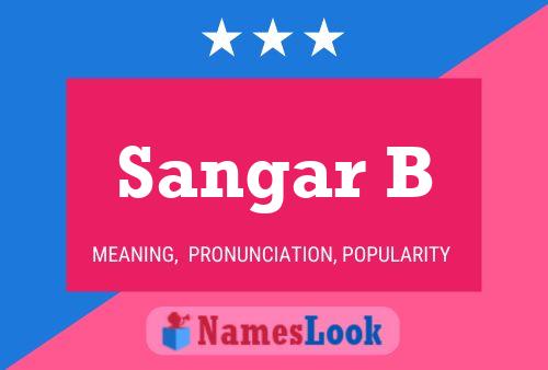 ملصق اسم Sangar B