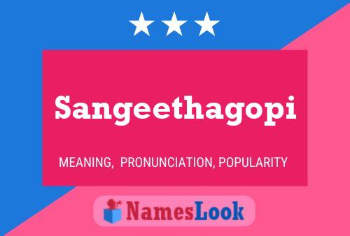 ملصق اسم Sangeethagopi