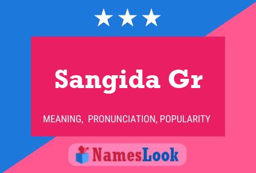 ملصق اسم Sangida Gr