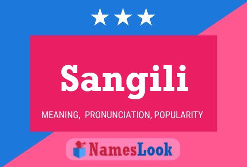 ملصق اسم Sangili