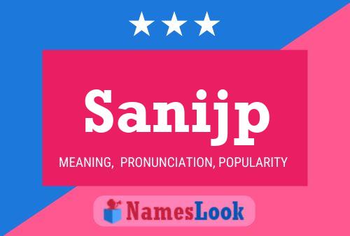 ملصق اسم Sanijp