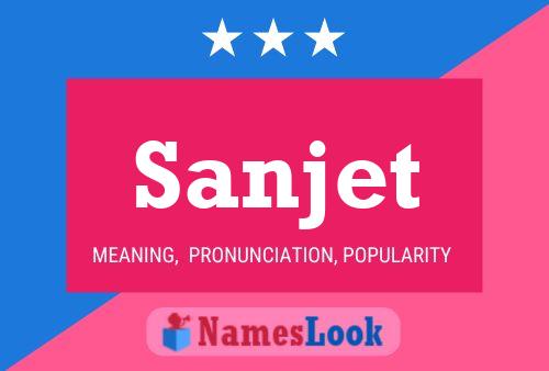 ملصق اسم Sanjet