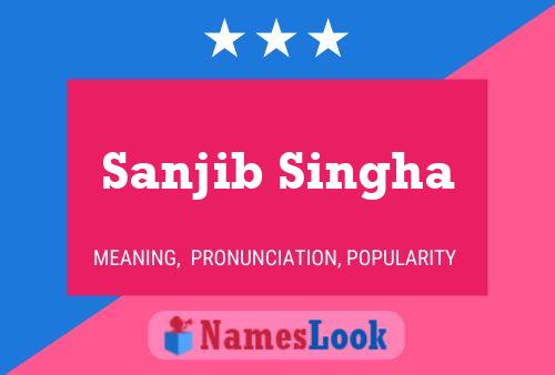 ملصق اسم Sanjib Singha