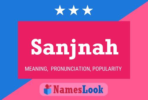 ملصق اسم Sanjnah