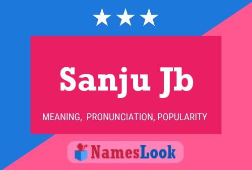 ملصق اسم Sanju Jb