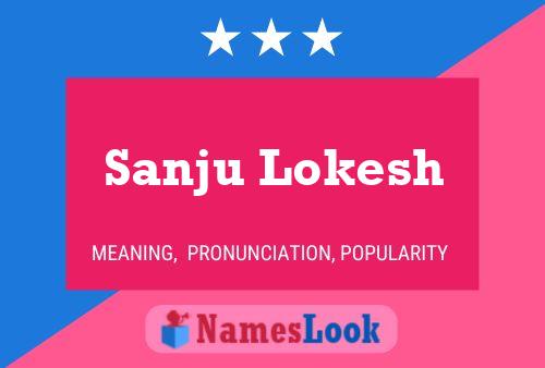 ملصق اسم Sanju Lokesh