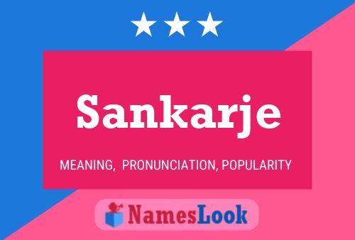 ملصق اسم Sankarje