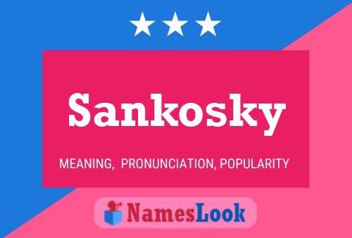 ملصق اسم Sankosky