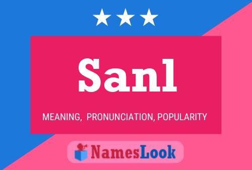 ملصق اسم Sanl