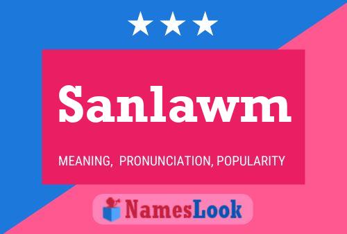 ملصق اسم Sanlawm