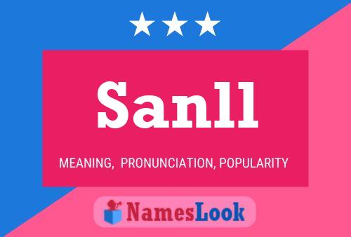 ملصق اسم Sanll