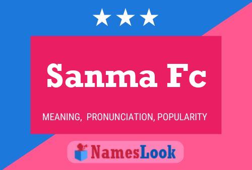 ملصق اسم Sanma Fc