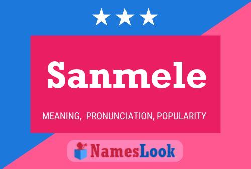 ملصق اسم Sanmele