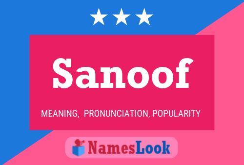 ملصق اسم Sanoof