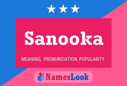 ملصق اسم Sanooka