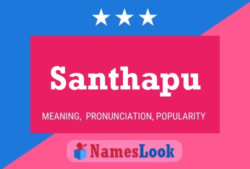 ملصق اسم Santhapu