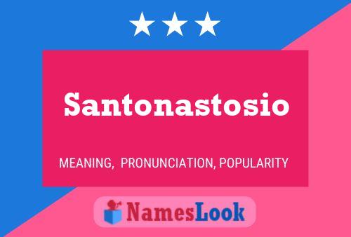 ملصق اسم Santonastosio