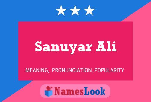 ملصق اسم Sanuyar Ali