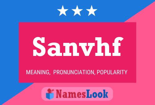 ملصق اسم Sanvhf