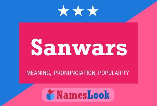 ملصق اسم Sanwars