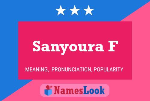 ملصق اسم Sanyoura F