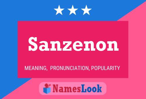 ملصق اسم Sanzenon