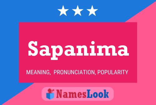 ملصق اسم Sapanima