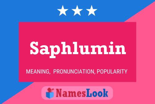 ملصق اسم Saphlumin