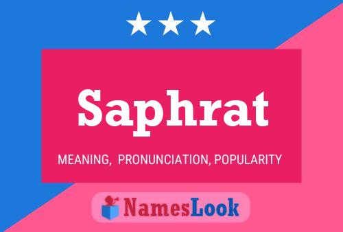 ملصق اسم Saphrat