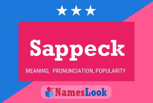 ملصق اسم Sappeck