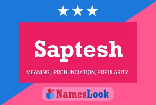 ملصق اسم Saptesh