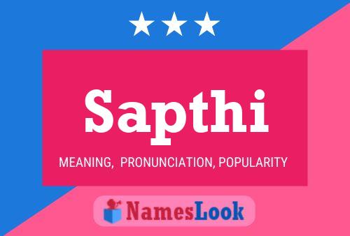 ملصق اسم Sapthi