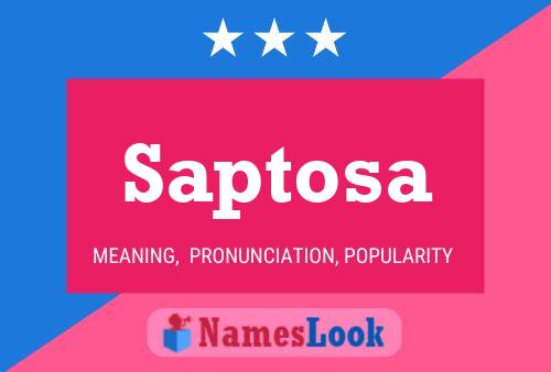 ملصق اسم Saptosa