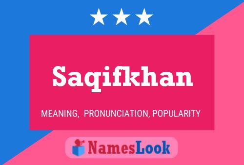 ملصق اسم Saqifkhan