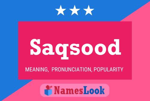 ملصق اسم Saqsood